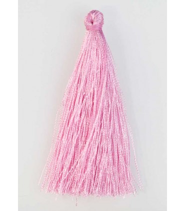 BORLA O POMPÓN DE HILO ROSA 6,5 CM 1 UD