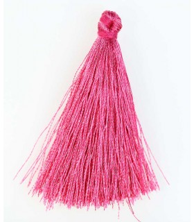 BORLA O POMPÓN DE HILO ROSA OSCURO 6,5 CM 1 UD
