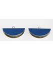 TERMINAL PLANO 30x17 mm ANILLA PLATEADO 2 UNIDADES