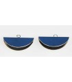TERMINAL PLANO 25x16 mm ANILLA PLATEADO 2 UNIDADES