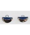 TERMINAL PLANO 11x8 mm ANILLA PLATEADO 2 UNIDADES