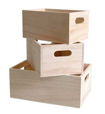 Soportes para de madera para manualidades en tienda online.