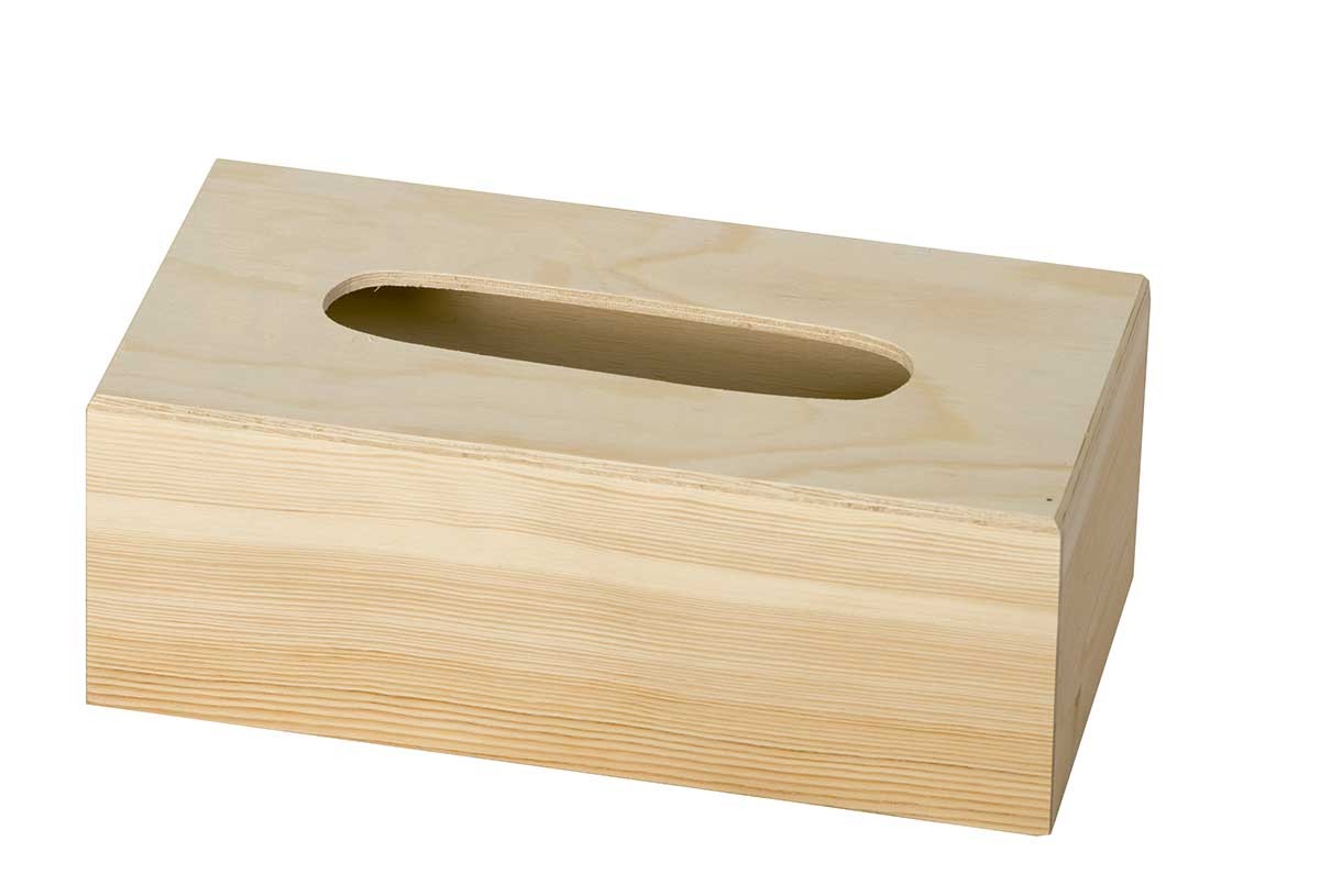 Cajas de madera natural para manualidades.