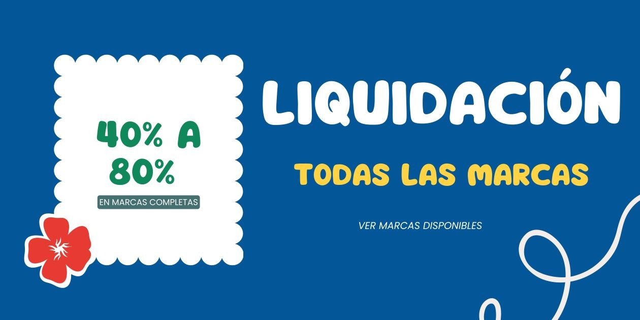 Liquidación en todas las marcas