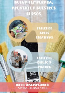 APÚNTATE A NUESTRAS CLASES PRESENCIALES DE ARTES CREATIVAS!